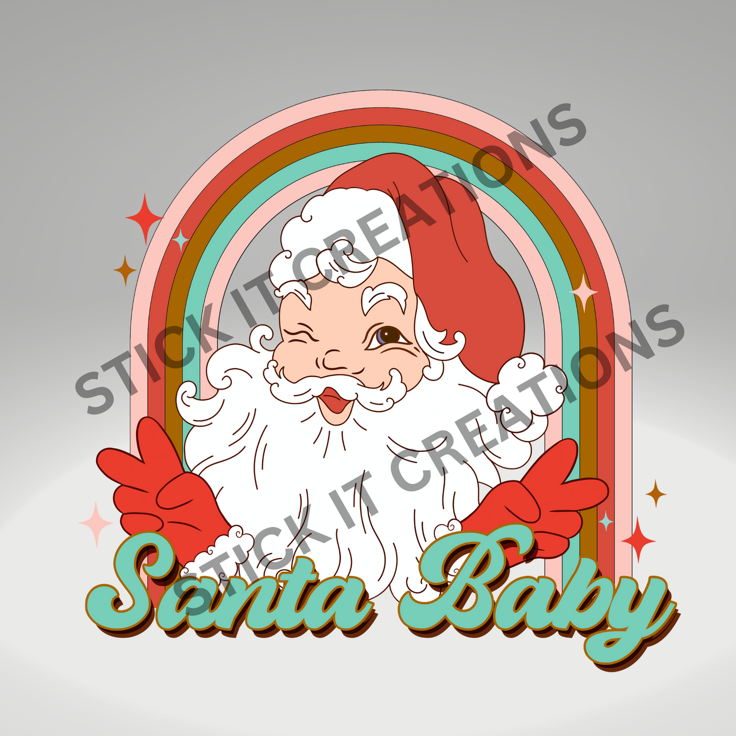 CAUCASIAN SANTA BABY