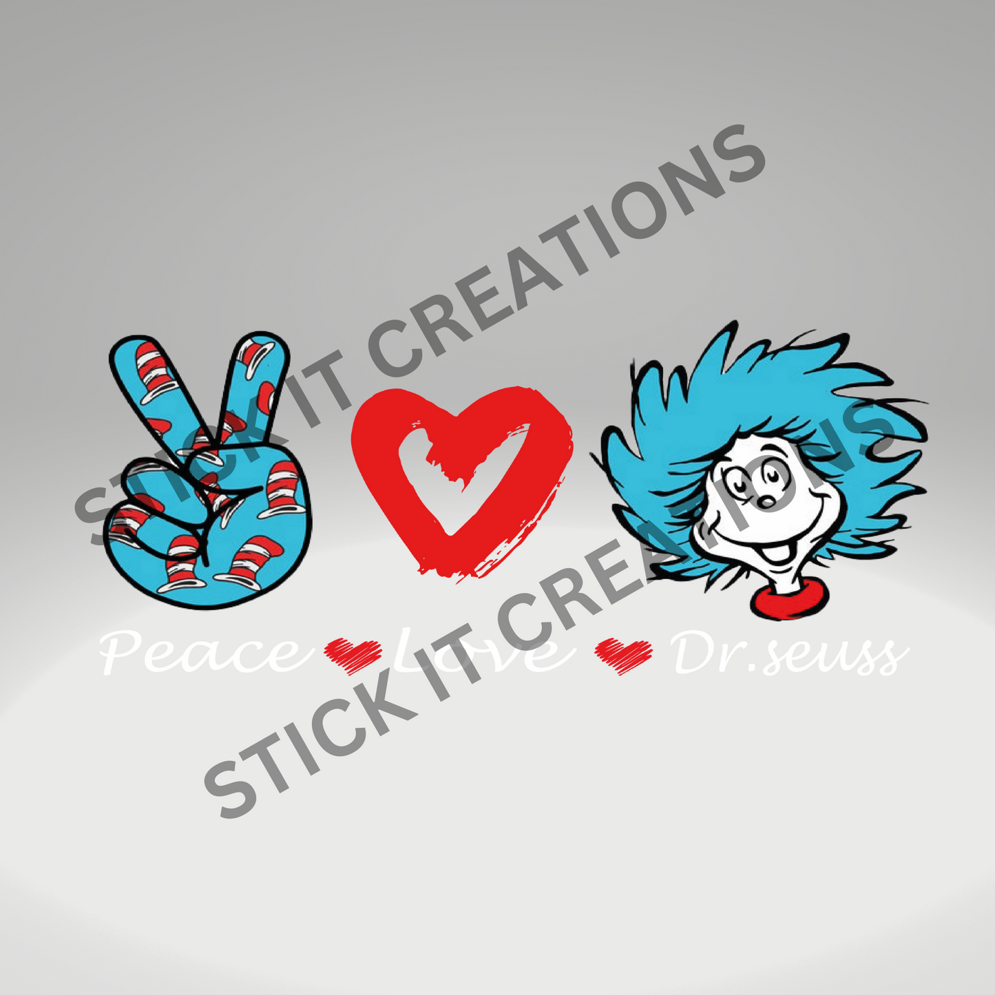 PEACE LOVE DR SUESS