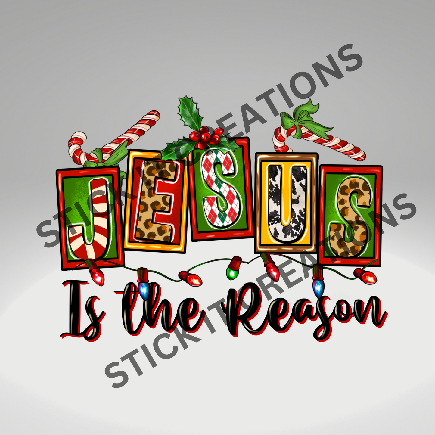 JESUS IS THE REASON BLOCKS