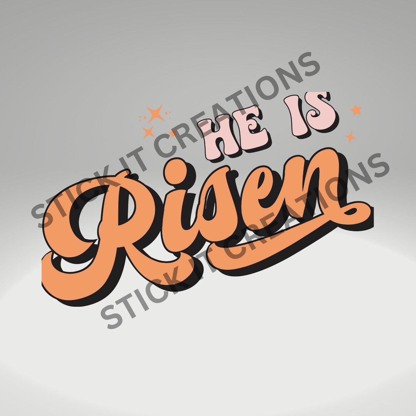 HE IS RISEN W/ STARS