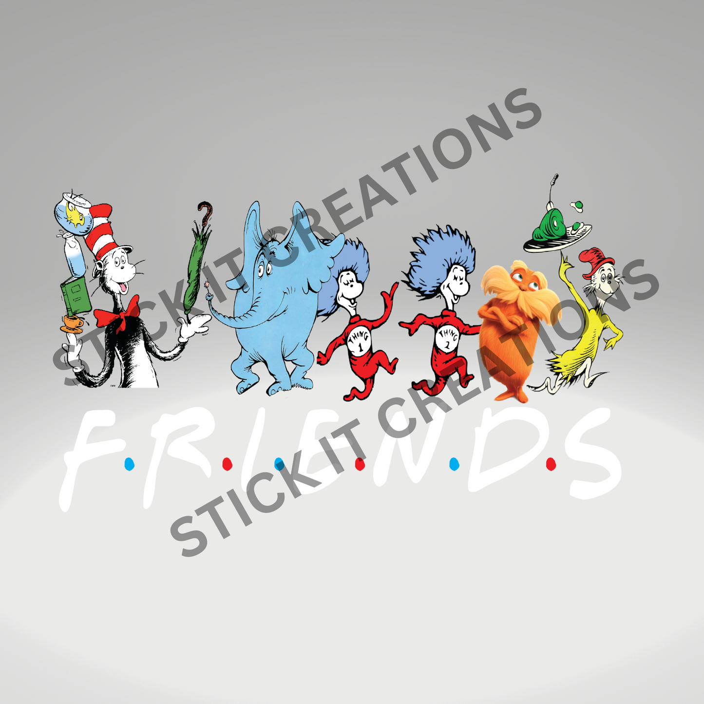 F.R.I.E.N.D.S DR SEUSS