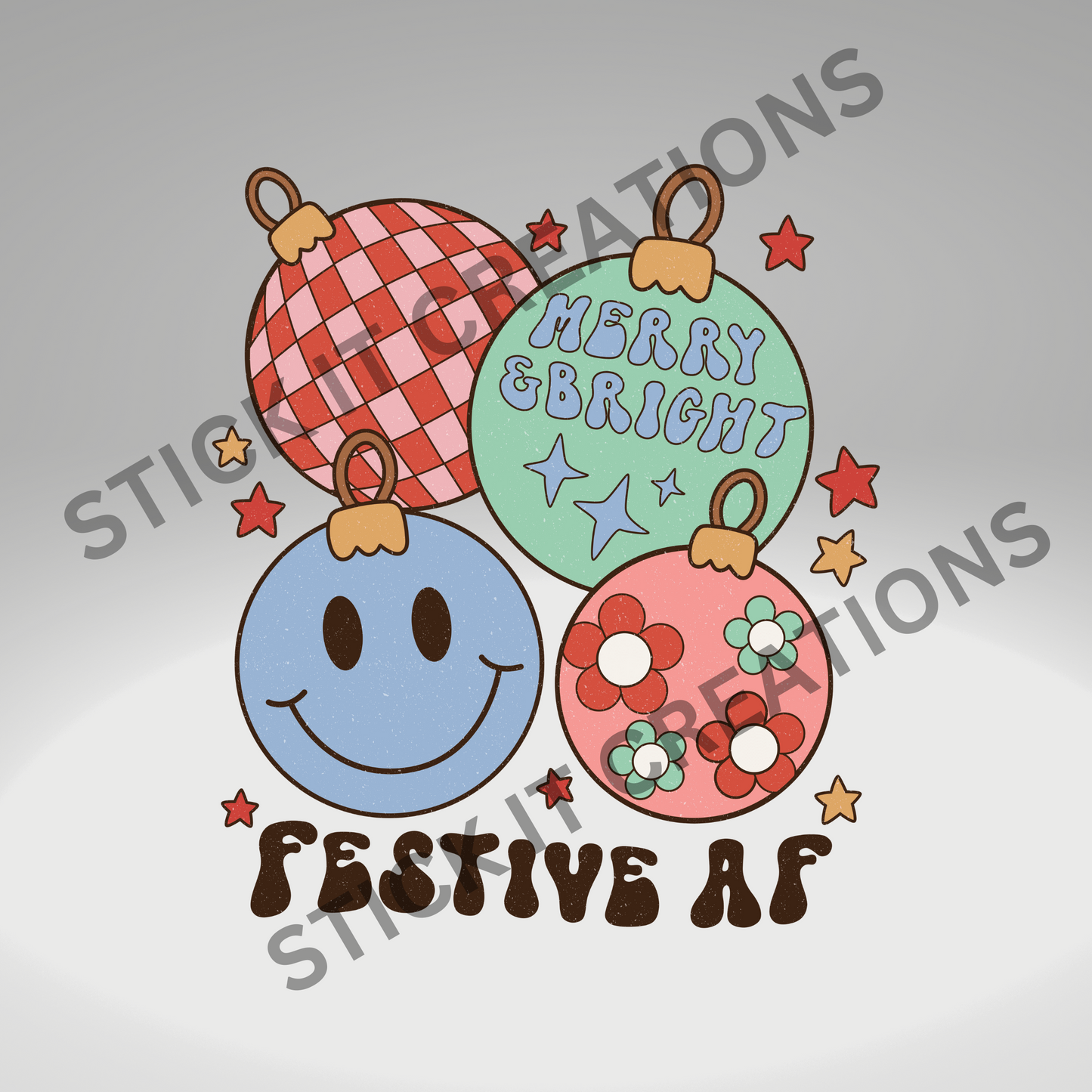 FESTIVE AF ORNAMENTS