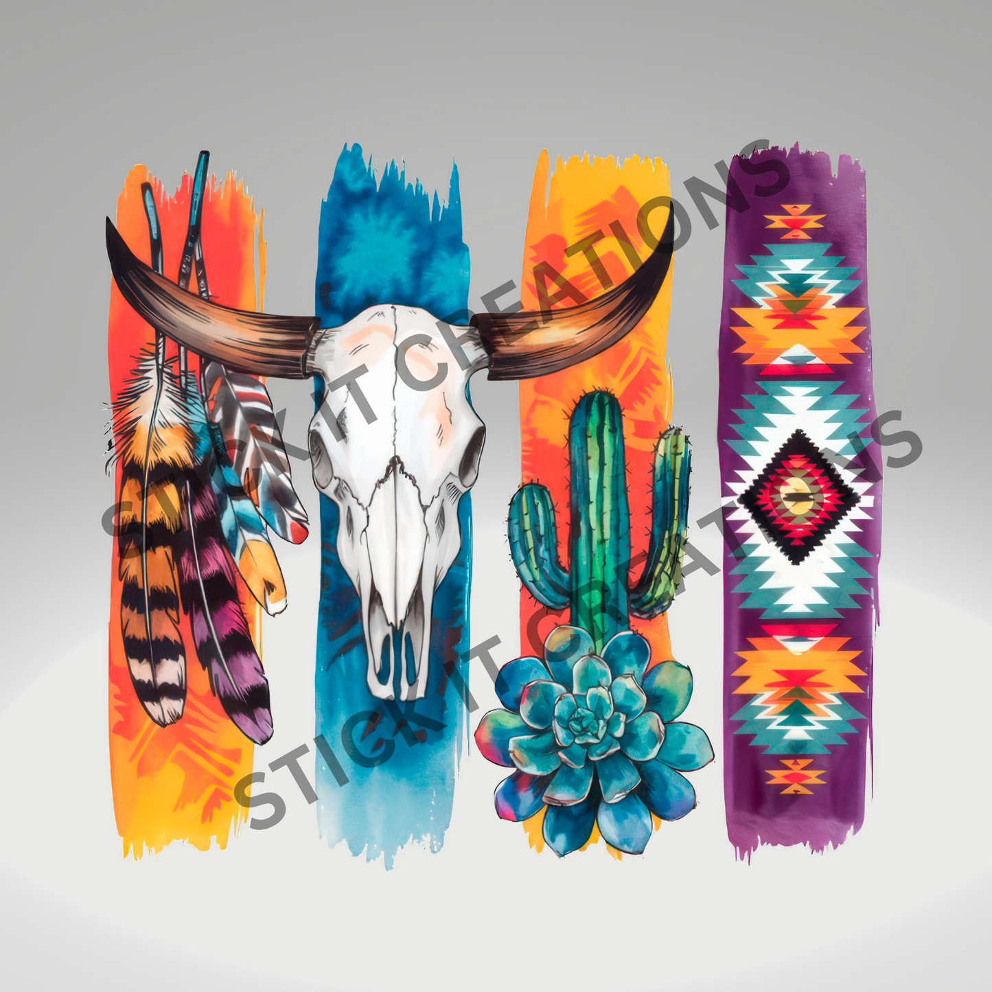 BOHO WESTERN BRUSHSTROKE