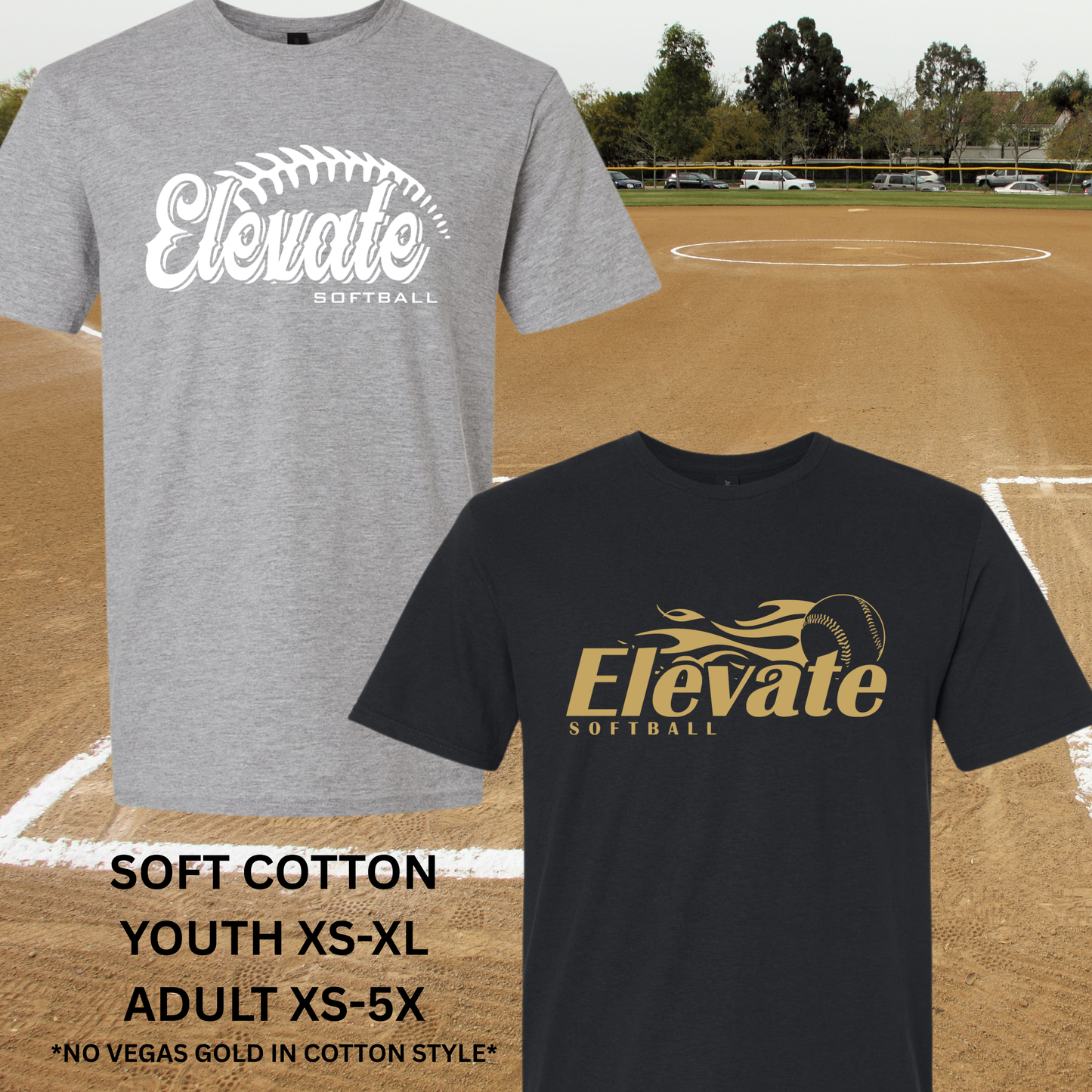 ELEVATE SOFTBALL SOFT COTTON SHIRT