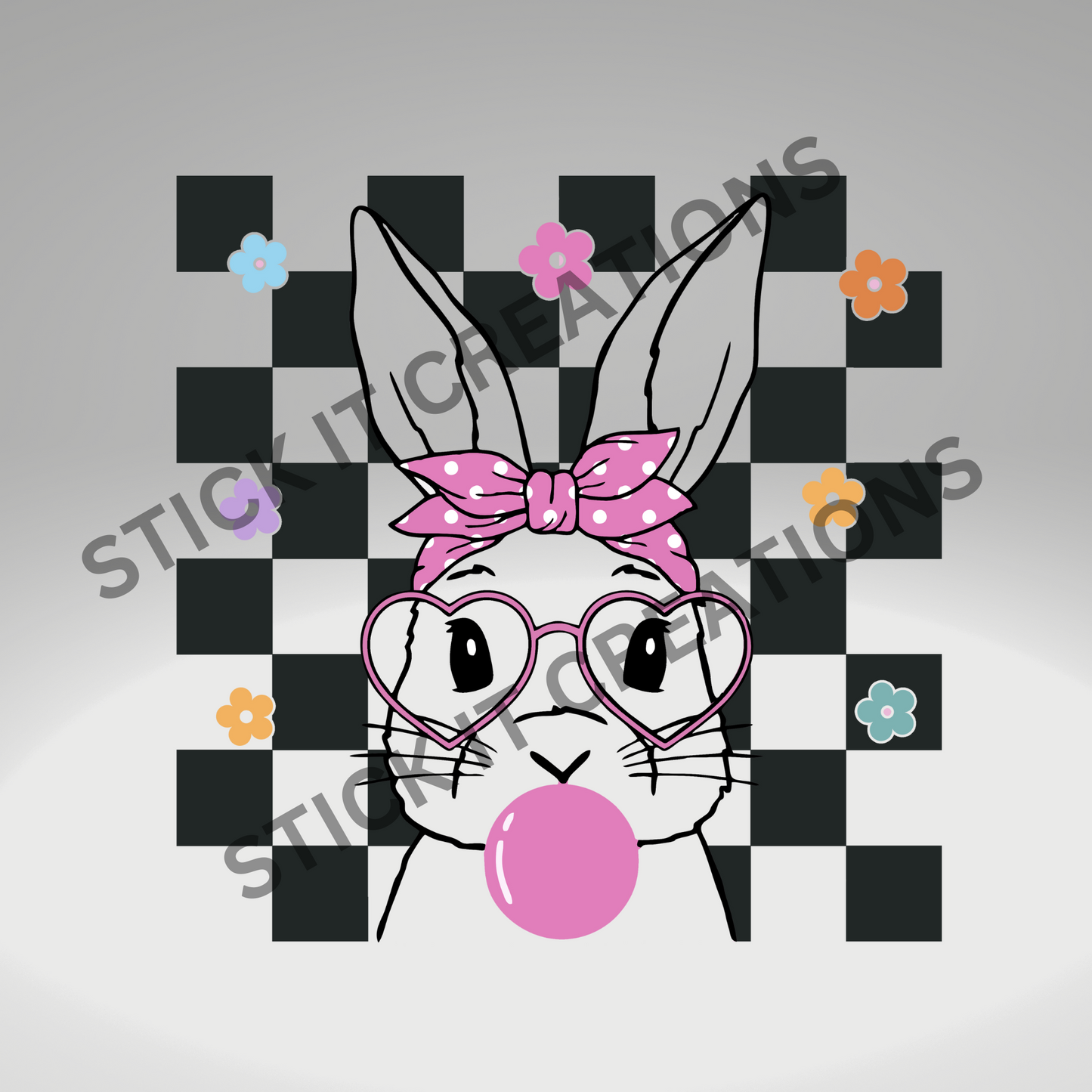 RABBIT BLOWING GUM