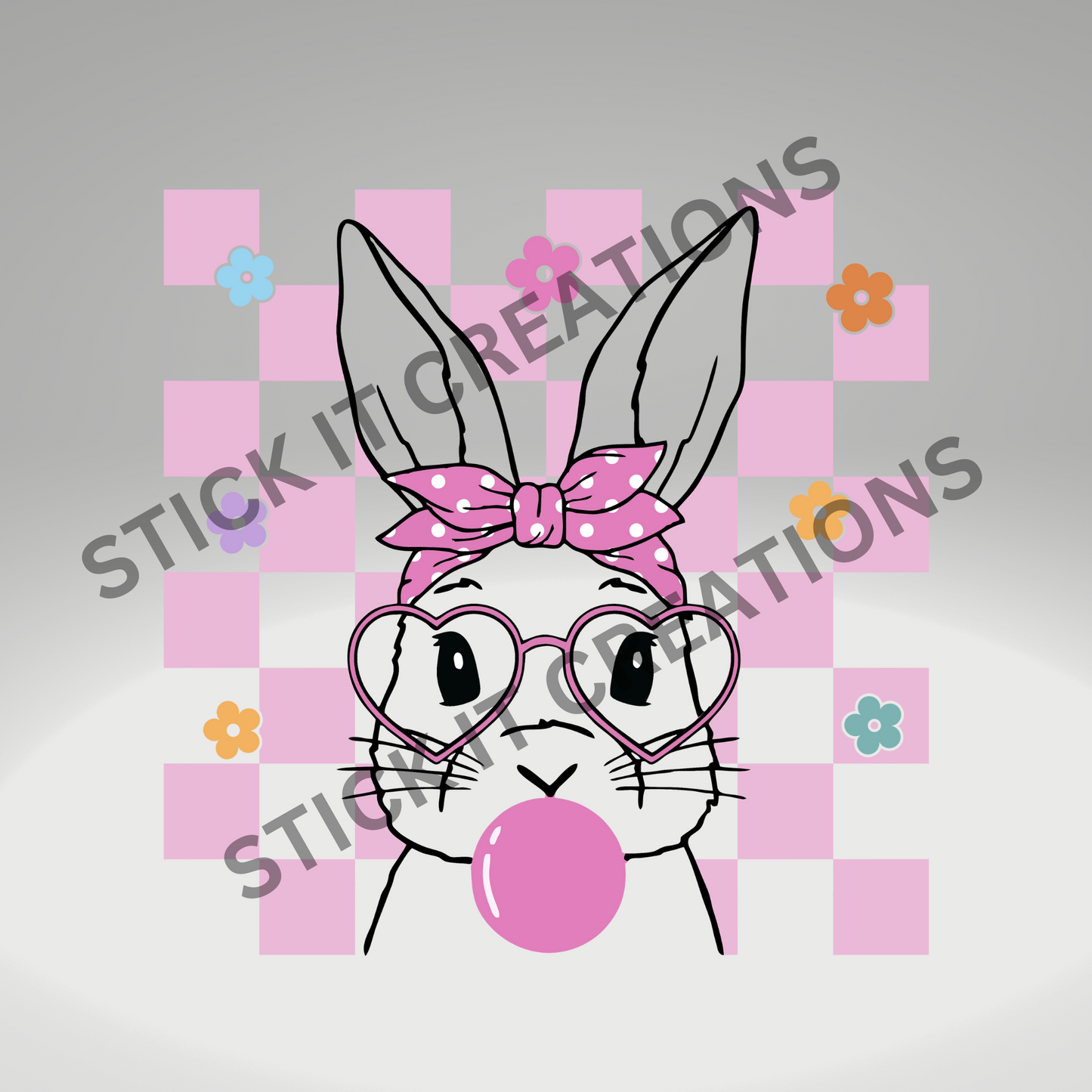 RABBIT BLOWING GUM