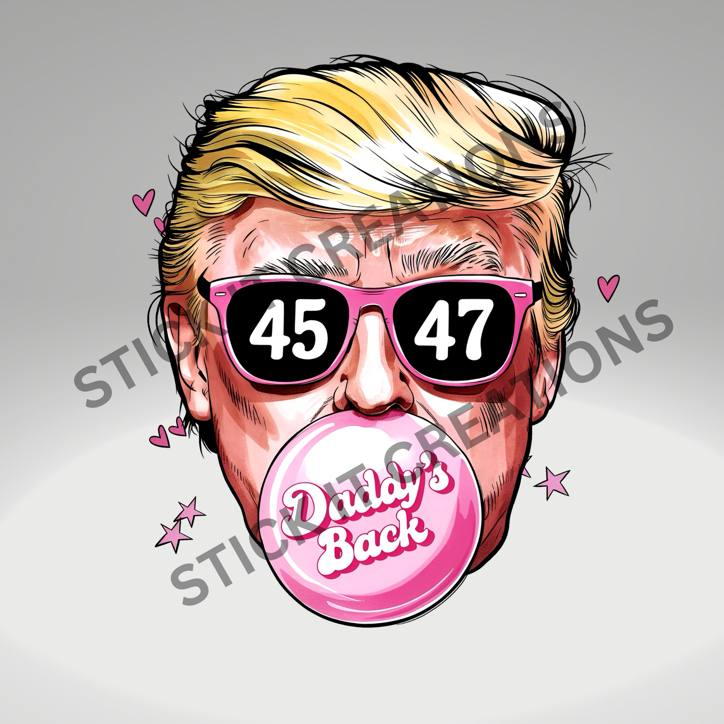 TRUMP DADDY'S BACK 47 BUBBLE / SUNGLASSES