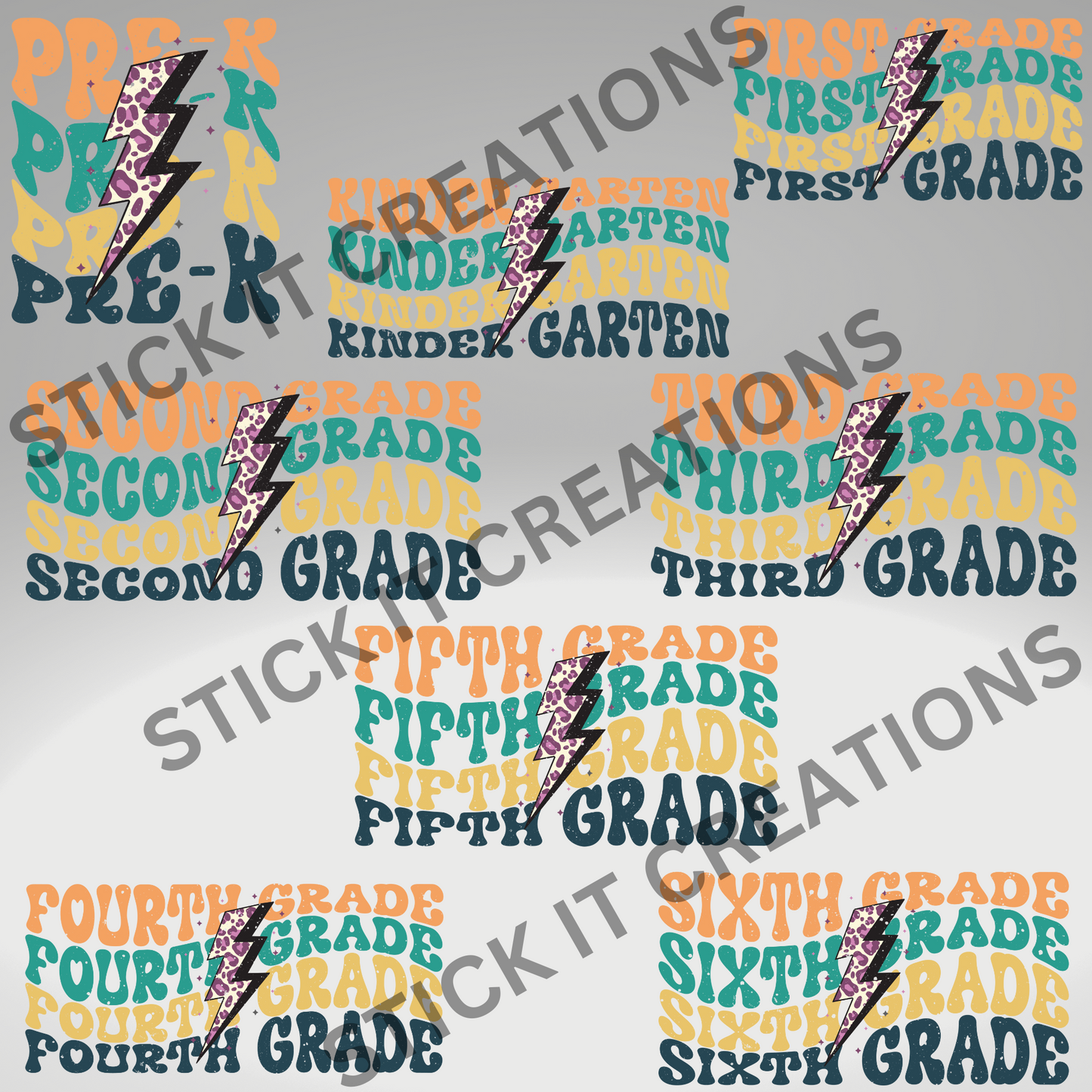 LIGHTING BOLD (GRADES)