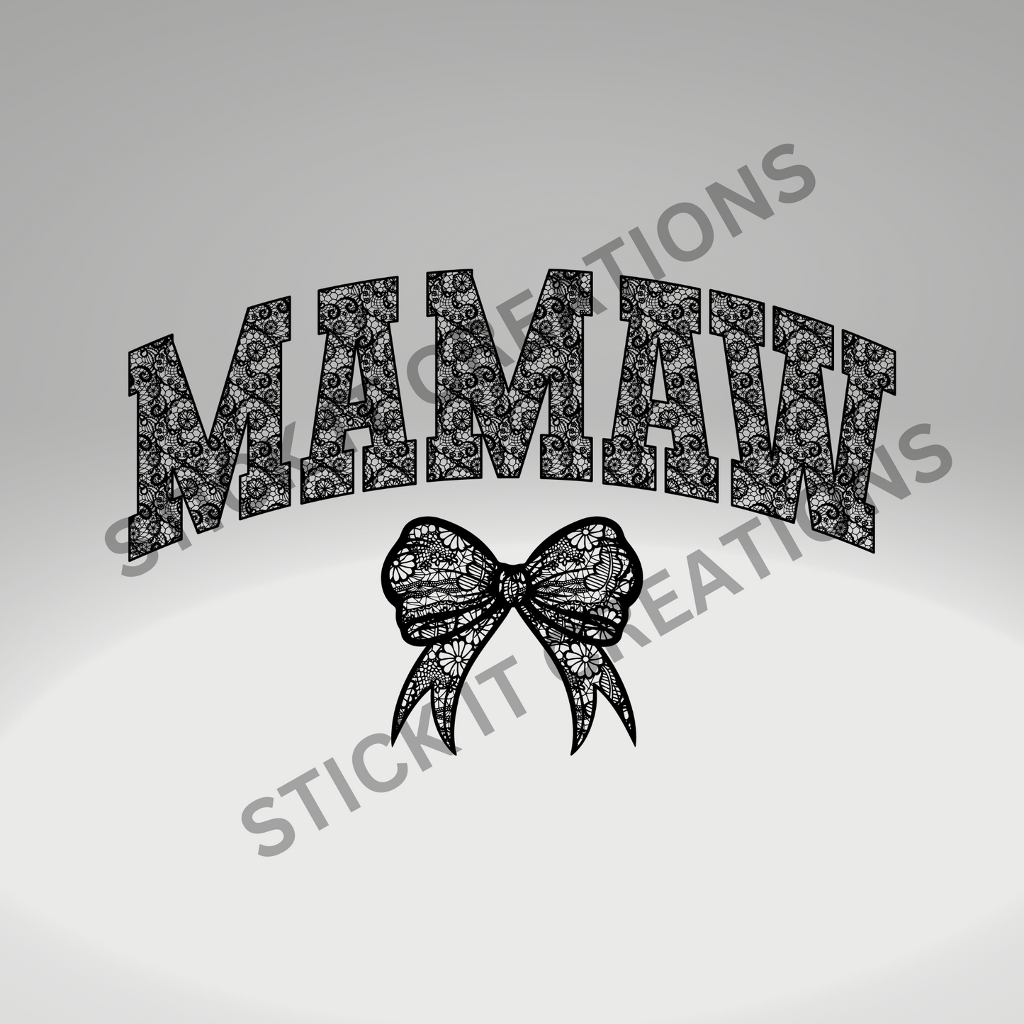 LACE FLORAL MAMAW