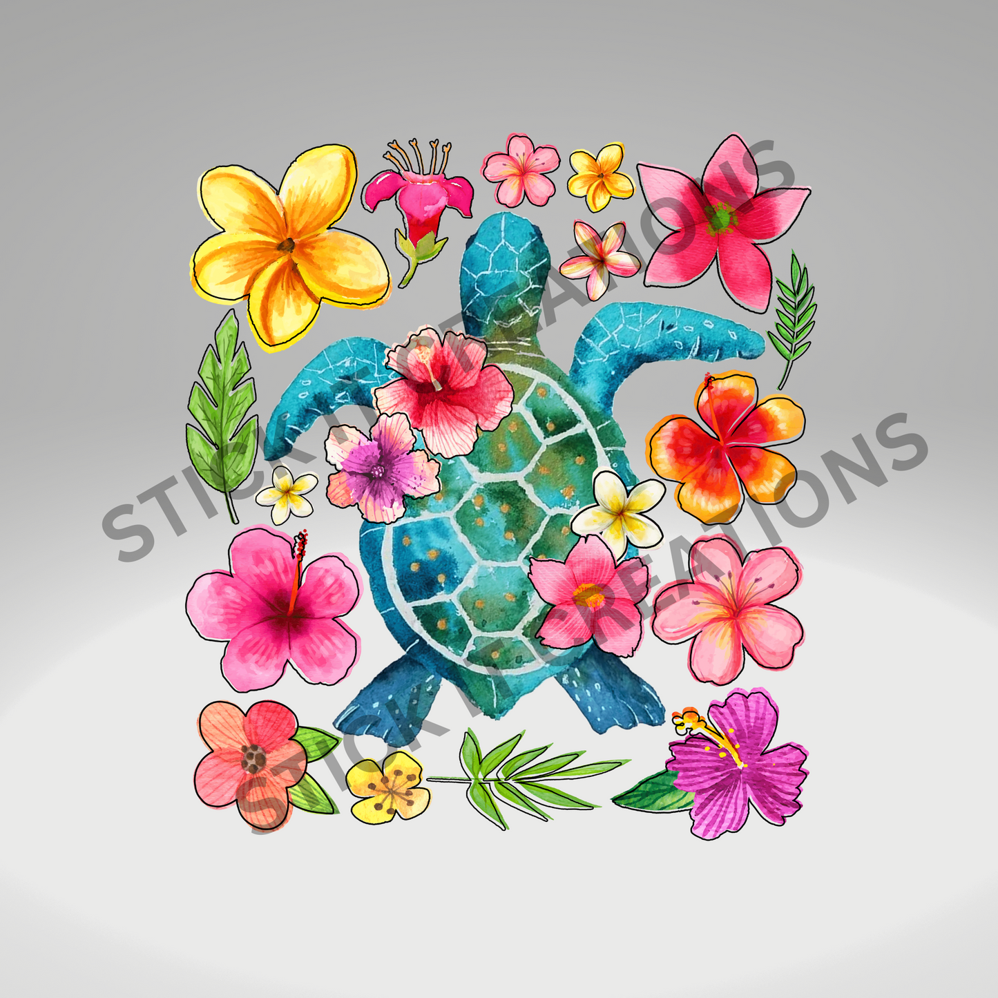FLORAL SEA TURTLE
