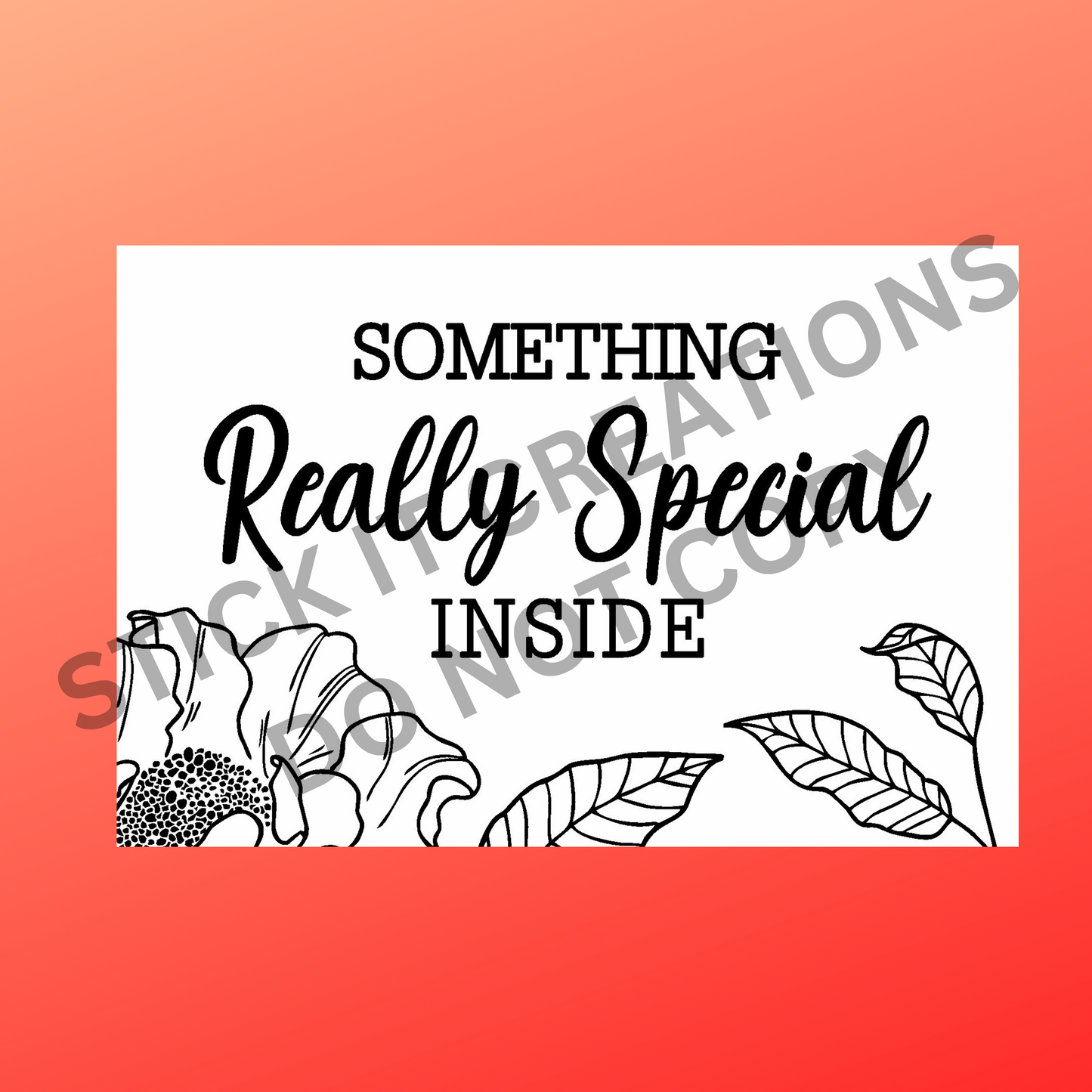 Floral Thermal Labels (10 Labels per section)