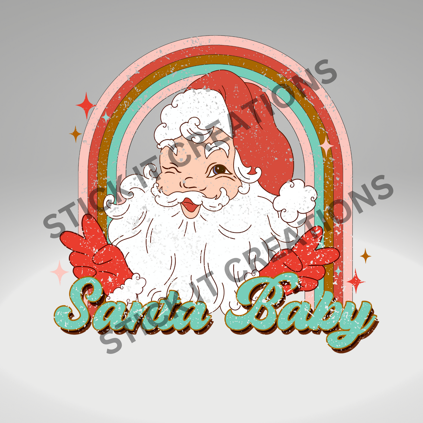 CAUCASIAN SANTA BABY