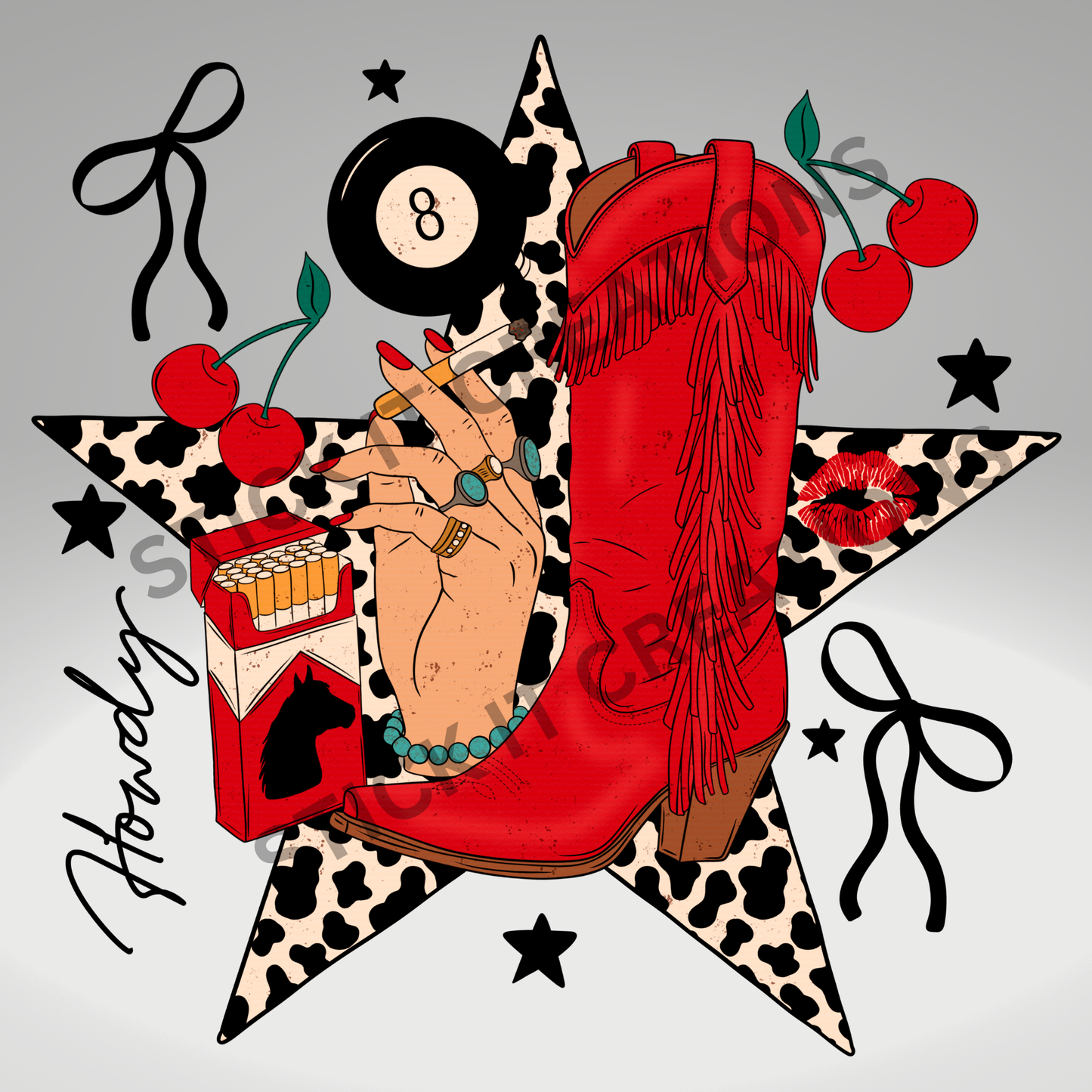 HOWDY RED BOOT