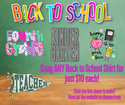 Back to School Shirts