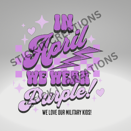 In April We Wear Purple!