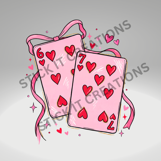 SIX SEVEN HEART CARDS