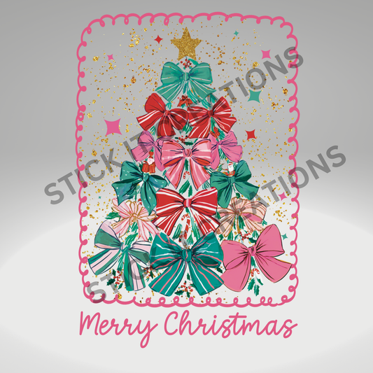 MERRY CHRISTMAS BRUSHSTROKE