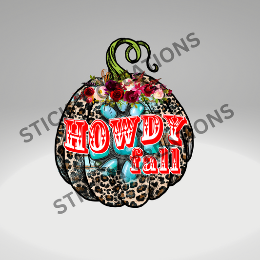 HOWDY FALL CHEETAH PUMPKIN