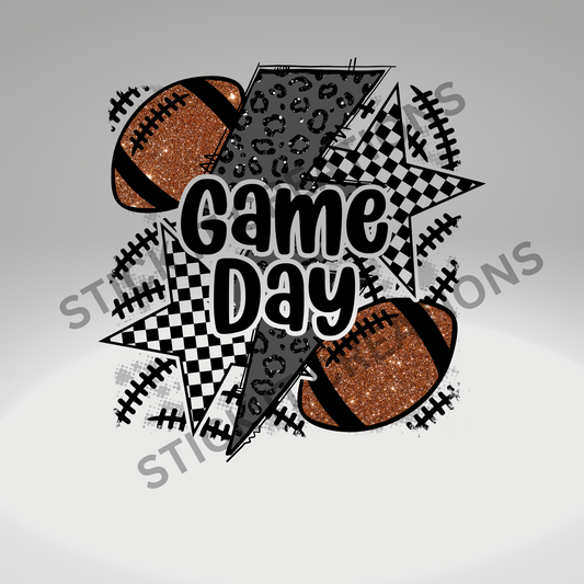 Game Day Football Glitter
