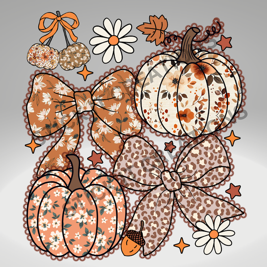FLORAL PUMPKIN