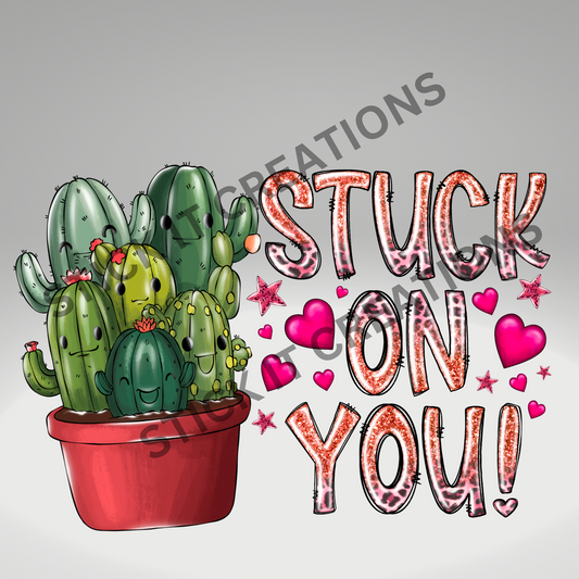 STUCK ON YOU!