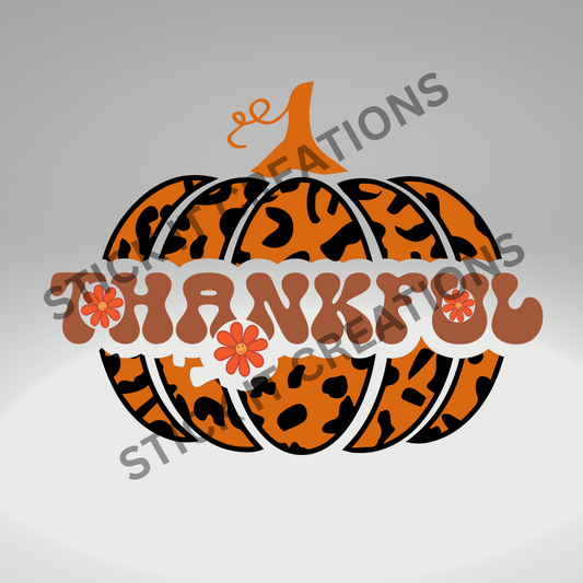 THANKFUL CHEETAH PUMPKIN