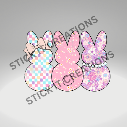 GIRLY EASTER BUNNIES