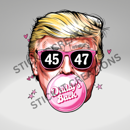 TRUMP DADDY'S BACK 47 BUBBLE / SUNGLASSES