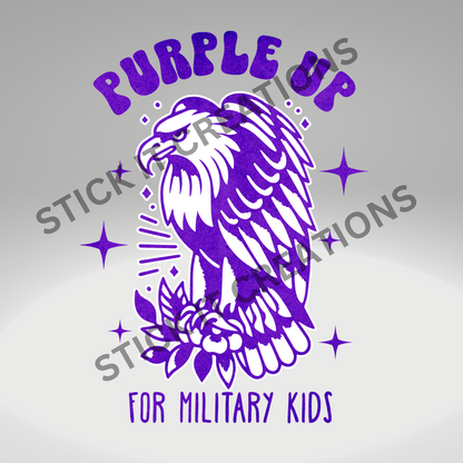 PURPLE UP FOR MILITARY KIDS (EAGLE)