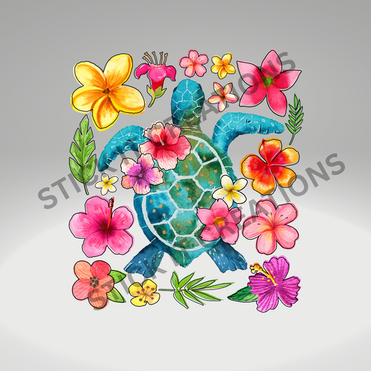FLORAL SEA TURTLE