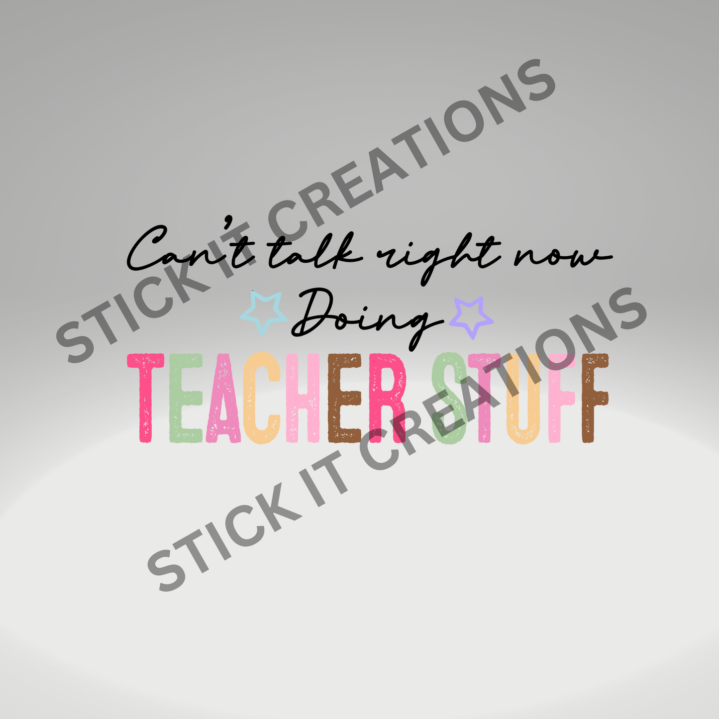 TEACHER STUFF