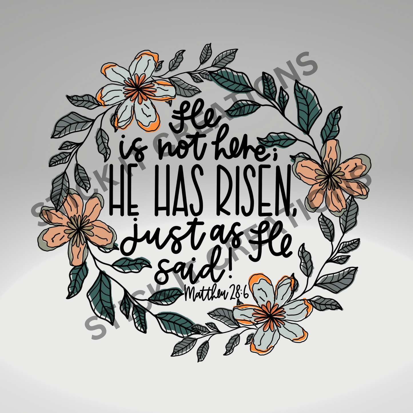 HE IS NOT HERE; HE HAS RISEN